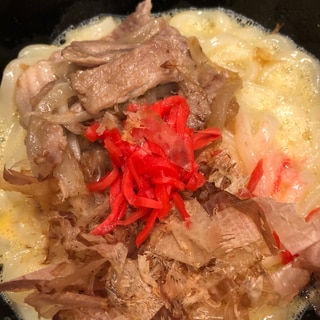 ダブル生姜のスタミナ♪釜揚げうどん^_^